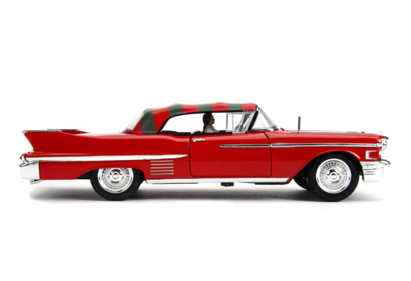 A Nightmare on Elm Street - 1958 Cadillac Series 62 1:24 with Figure Hollywood Ride