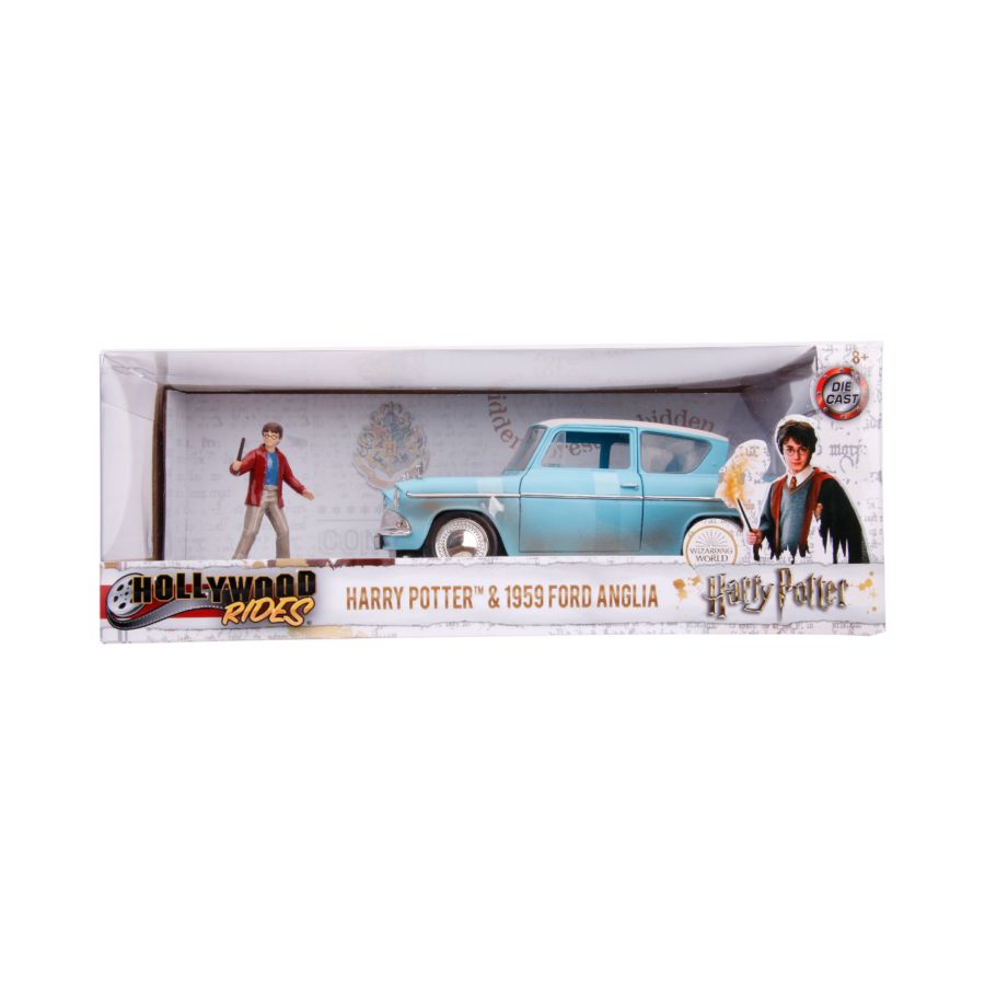 Harry Potter - 1959 Ford Anglia 1:24 Hollywood Ride Diecast Vehicle