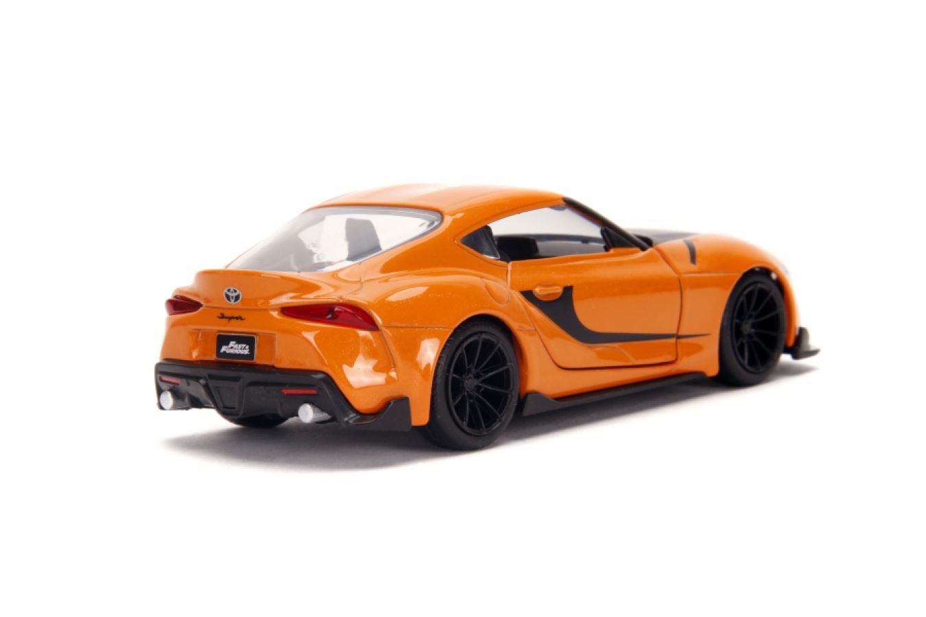 Fast and Furious 9: The Fast Saga - 2020 Toyota Supra Metallic Orange 1:32 Scale Hollywood Ride