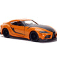 Fast and Furious 9: The Fast Saga - 2020 Toyota Supra Metallic Orange 1:32 Scale Hollywood Ride