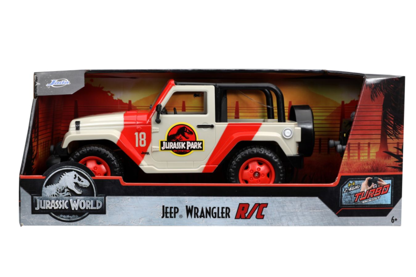 Jurassic World - 2014 Jeep Wrangler (Jurassic Park) 1:16 Scale Remote Control Car