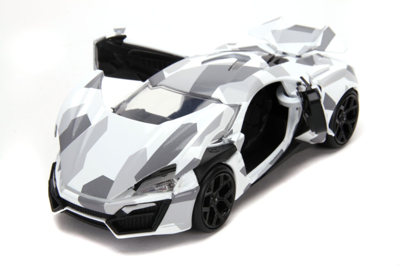 HyperSpec - Lykan Hypersport White / Camo 1:24 Scale Diecast Vehicle