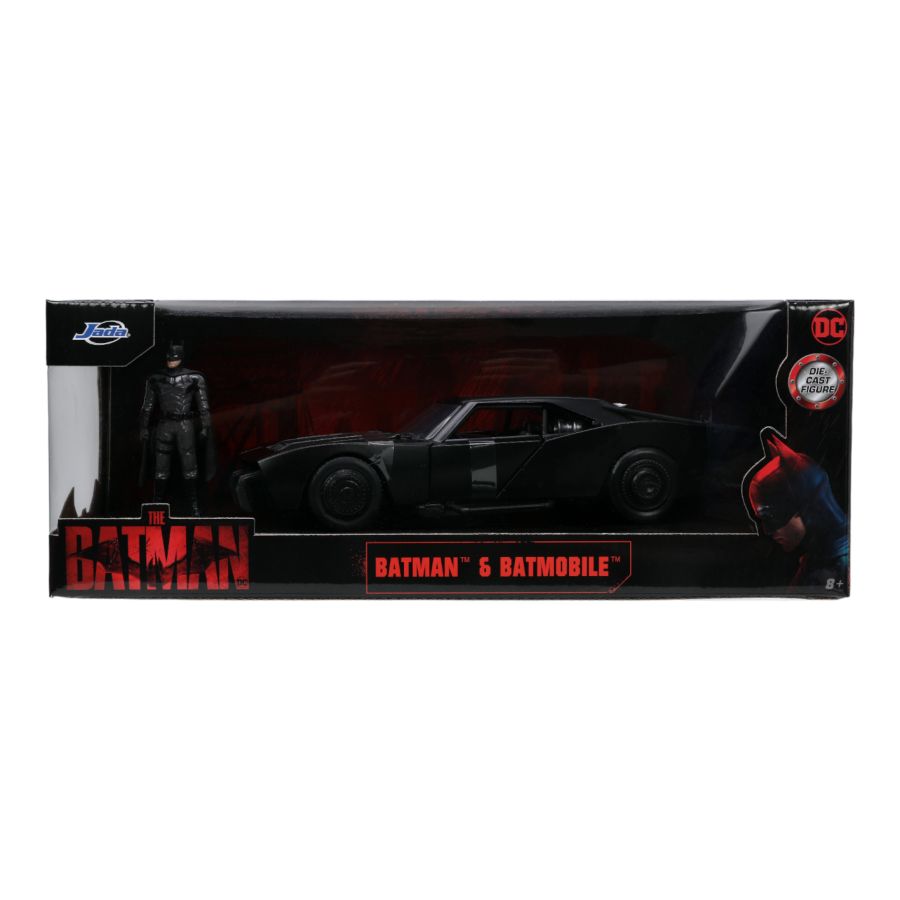 The Batman - Batmobile with Batman 1:24 Scale Hollywood Ride