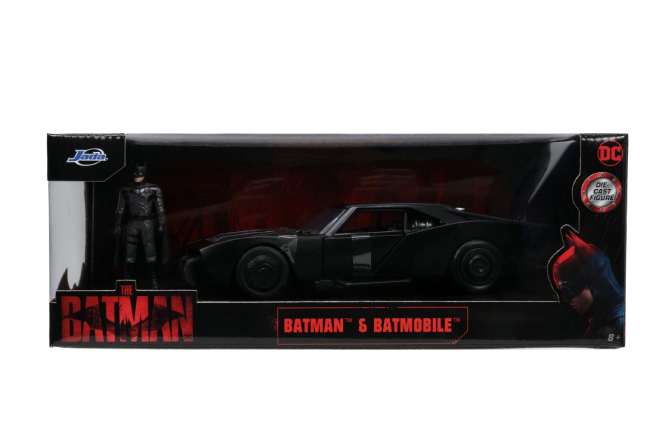 The Batman - Batmobile with Batman 1:24 Scale Hollywood Ride
