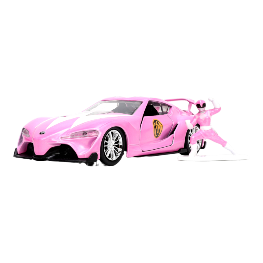 Power Rangers - Toyota FT-1 with Pink Ranger 1:32 Scale