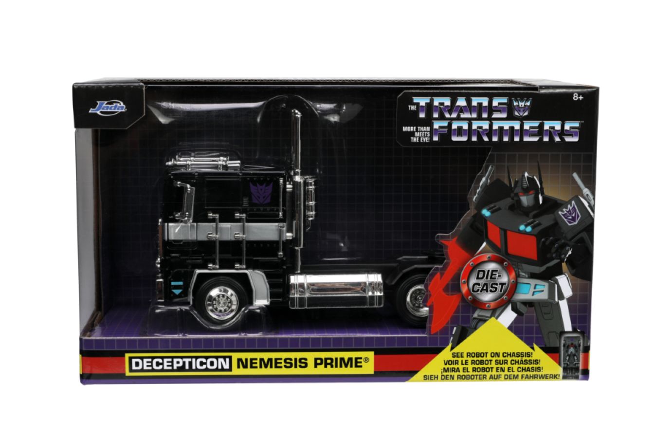 Transformers (TV) - Nemesis Prime Black 1:24 Scale Hollywood Ride