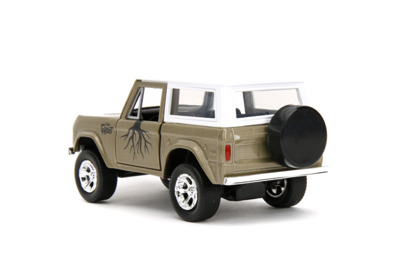 Marvel Comics - 1973 Ford Bronco Hard Top 1:32 Scale Hollywood Ride with Groot Set