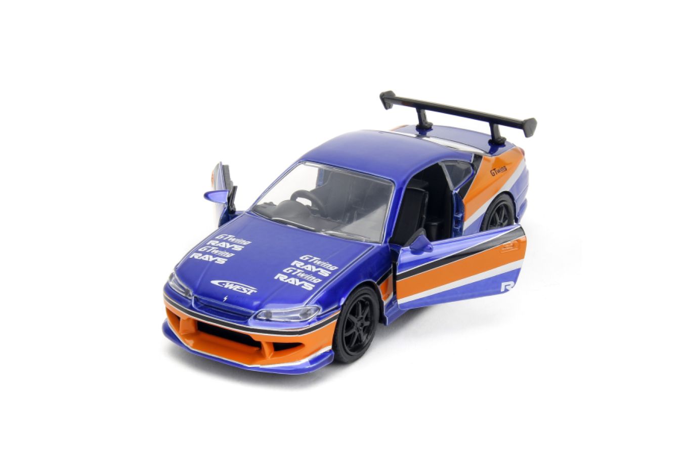 Fast and the Furious - Han's 2001 Nissan Silvia S15 1:32 Scale Diecast Vehicle