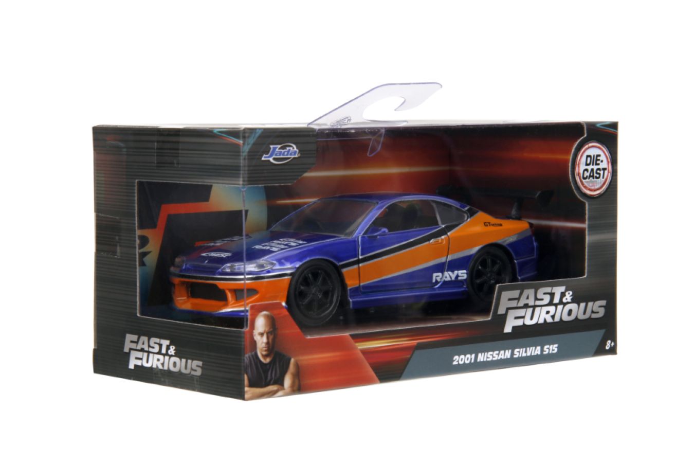 Fast and the Furious - Han's 2001 Nissan Silvia S15 1:32 Scale Diecast Vehicle