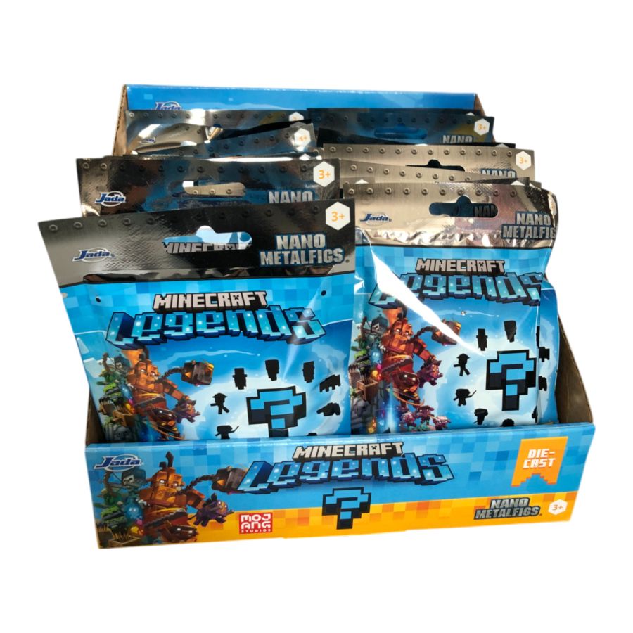 Minecraft - Legends Nano Metalfigs Blind Bag (Display of 24)