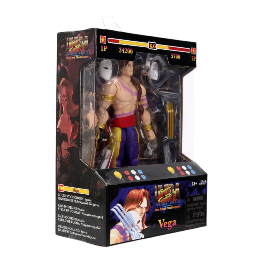 Street Fighter II - 6" Vega Figure