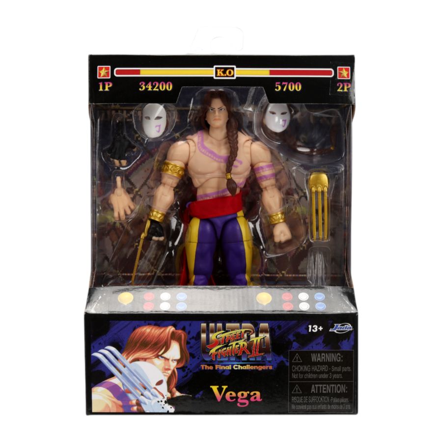 Street Fighter II - 6" Vega Figure