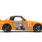 Naruto - 2001 Honda S2000 (with Naruto Figure) 1:24 Scale Diecast Vehicle Set