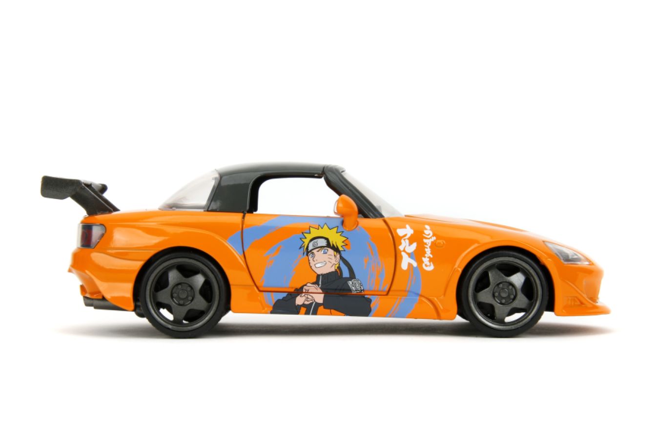 Naruto - 2001 Honda S2000 (with Naruto Figure) 1:24 Scale Diecast Vehicle Set