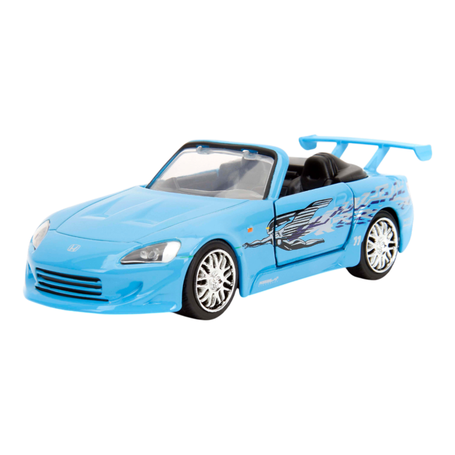 Fast & Furious - 2001 Honda S2000 1:32 Scale Diecast Vehicle (Blue Remix)