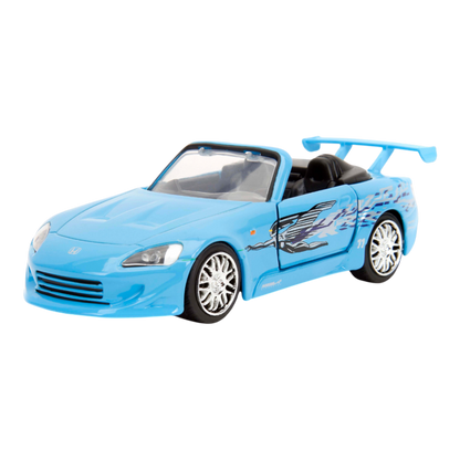 Fast & Furious - 2001 Honda S2000 1:32 Scale Diecast Vehicle (Blue Remix)