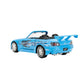 Fast & Furious - 2001 Honda S2000 1:32 Scale Diecast Vehicle (Blue Remix)