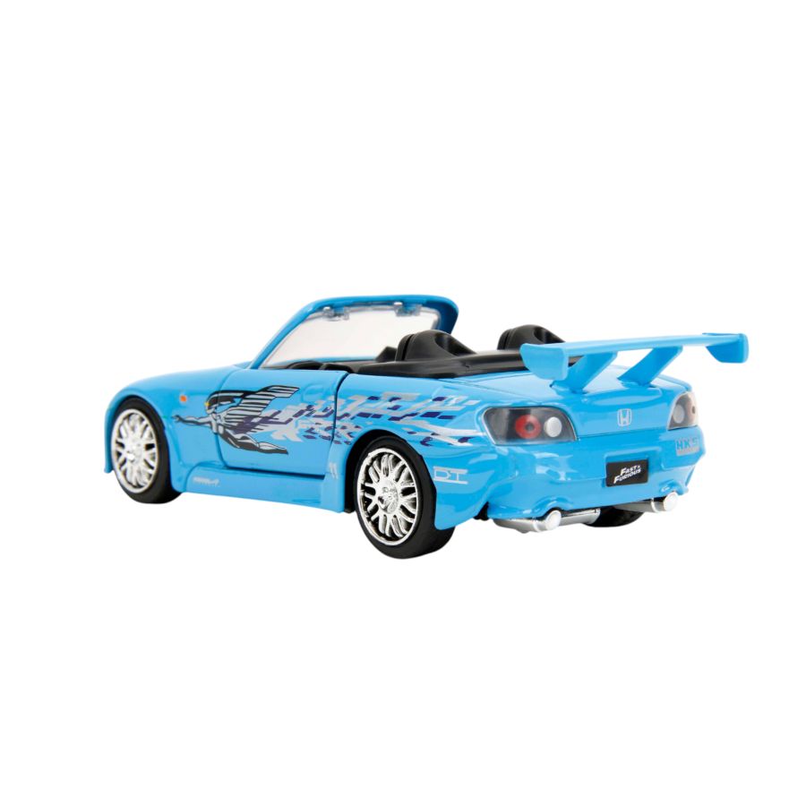 Fast & Furious - 2001 Honda S2000 1:32 Scale Diecast Vehicle (Blue Remix)