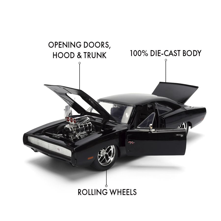 Fast and Furious - 1970 Dodge Charger Street 1:24 Scale Hollywood Ride
