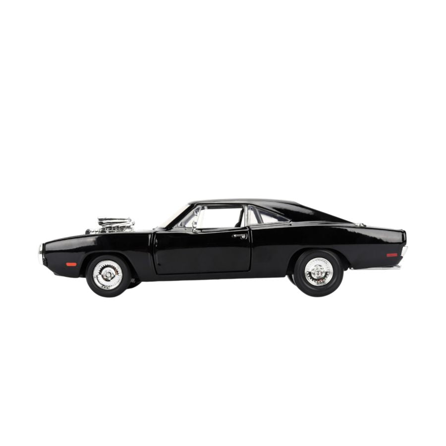 Fast and Furious 9: The Fast Saga - 1970 Dodge Charger Black 1:24 Scale Hollywood Ride