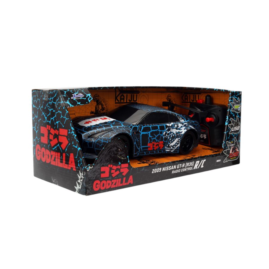 Hollywood Rides - Godzilla 2009 Nissan GT-R (R35) 1:16 Scale Remote Control Car