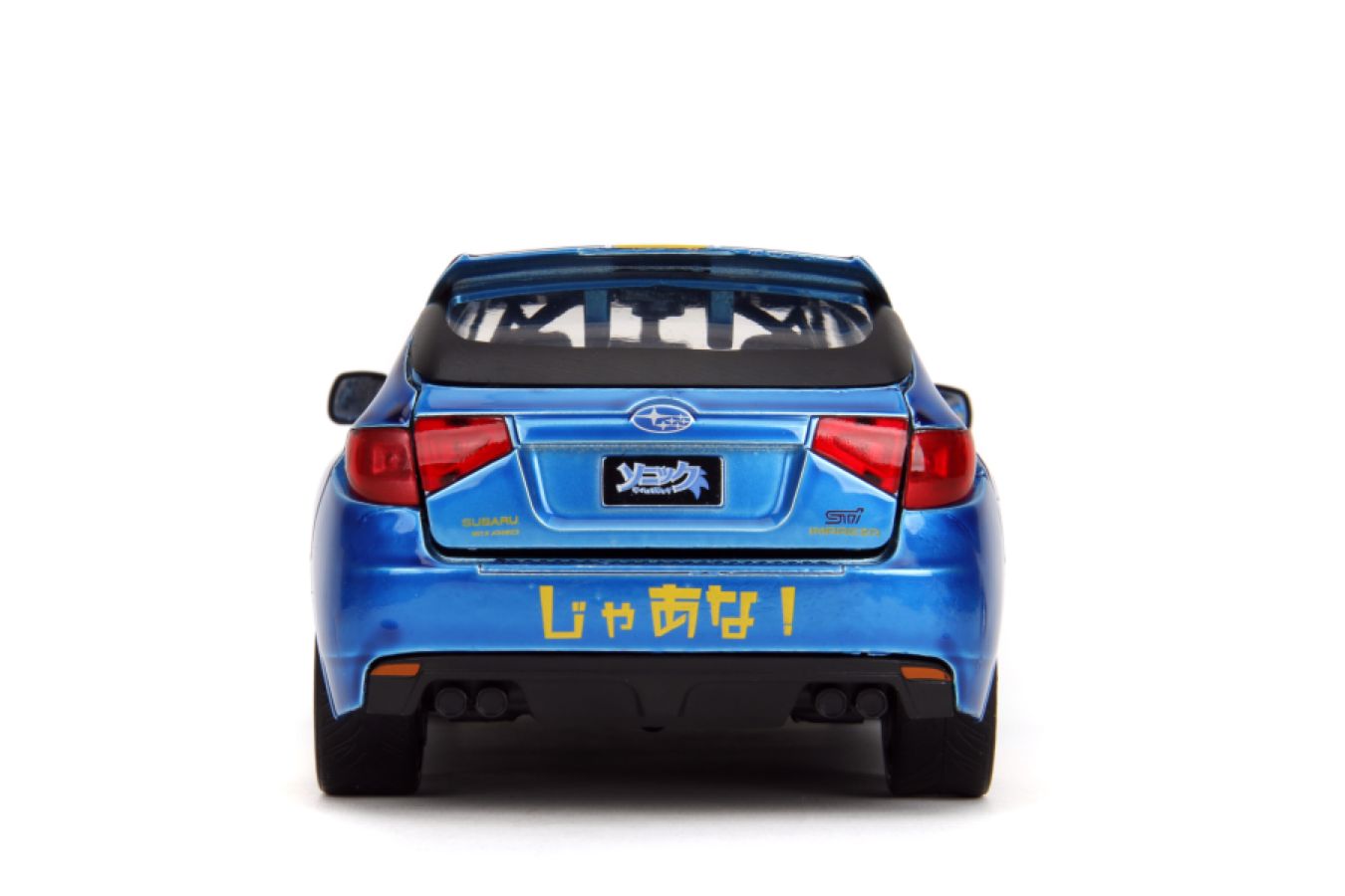 Sonic - Subaru STI with Sonic Figure 1:24 Scale Diecast Vehicle