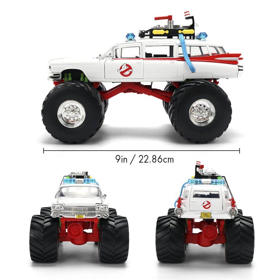 Ghostbusters - Ecto-1 Monster Truck 1:24 Scale Diecast Vehicle