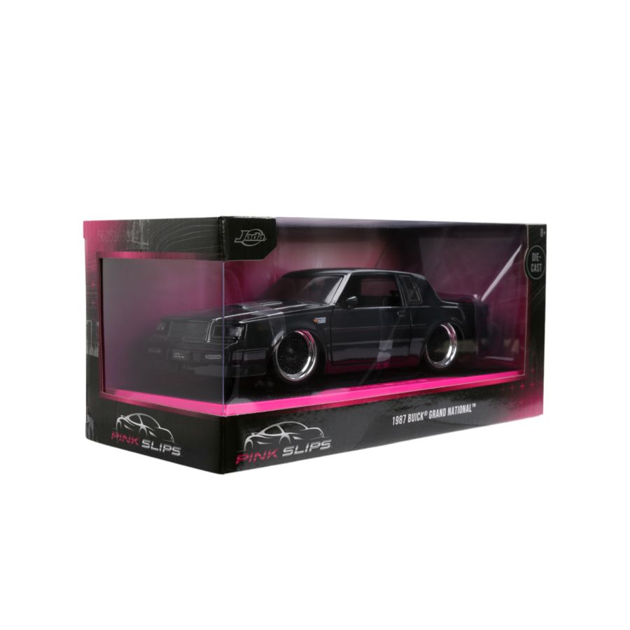 Pink Slips - 1987 Buick Grand National (Black) 1:24 Scale Diecast Vehicle