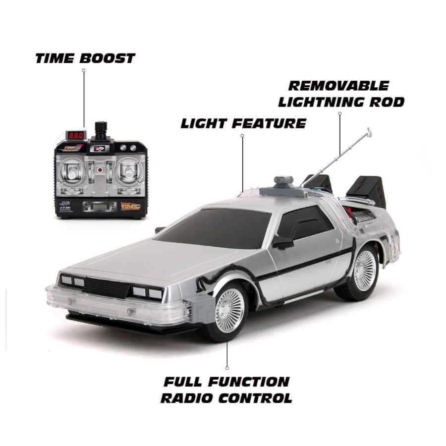 Back to the Future - Delorian 1:16 Scale Remote Control Vehicle