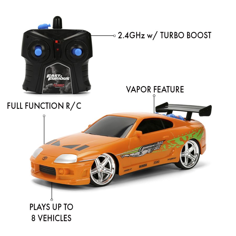 Fast & Furious - Toyota Supra Mk4 1:24 Scale Remote Control Vehicle