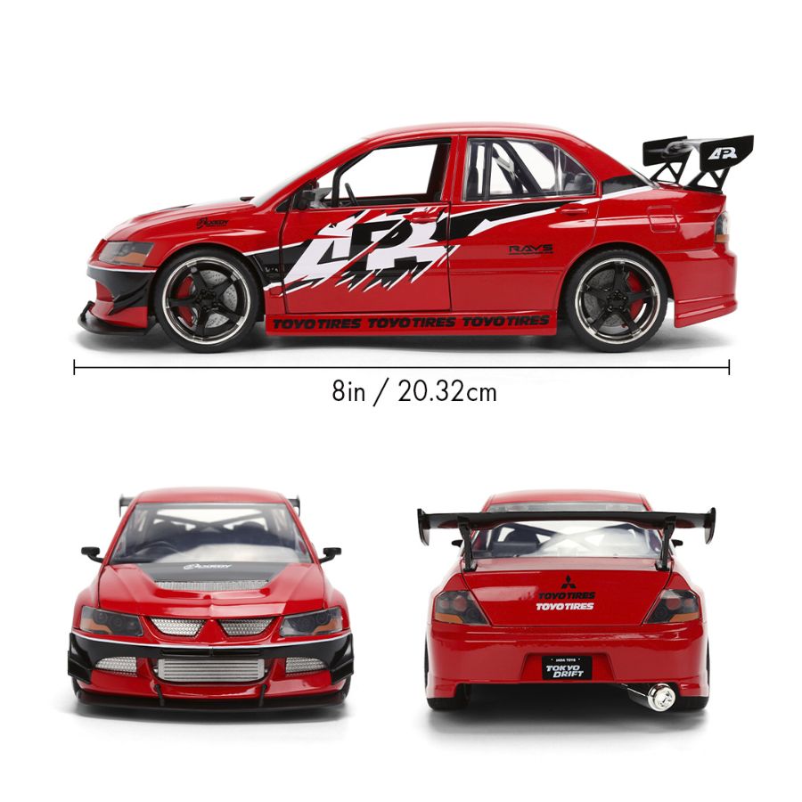 Fast & Furious - 2006 Mitsubishi Lancer Evolution IX 1:24 Scale Diecast Vehicle