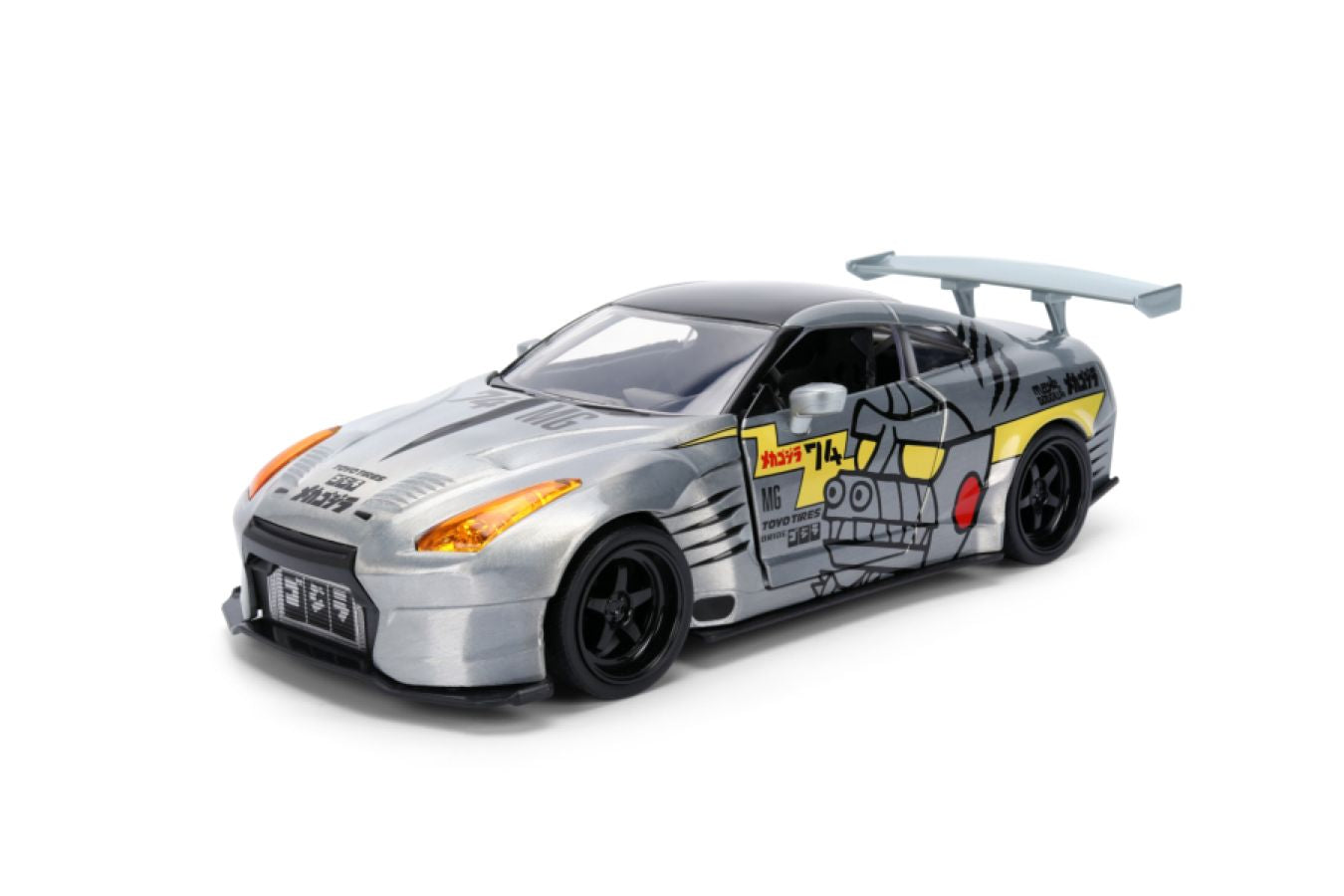 Godzilla - 2009 Nissan GT-R R35 Ben Sopra 1:24 Scale Diecast Vehicle (with Figure)