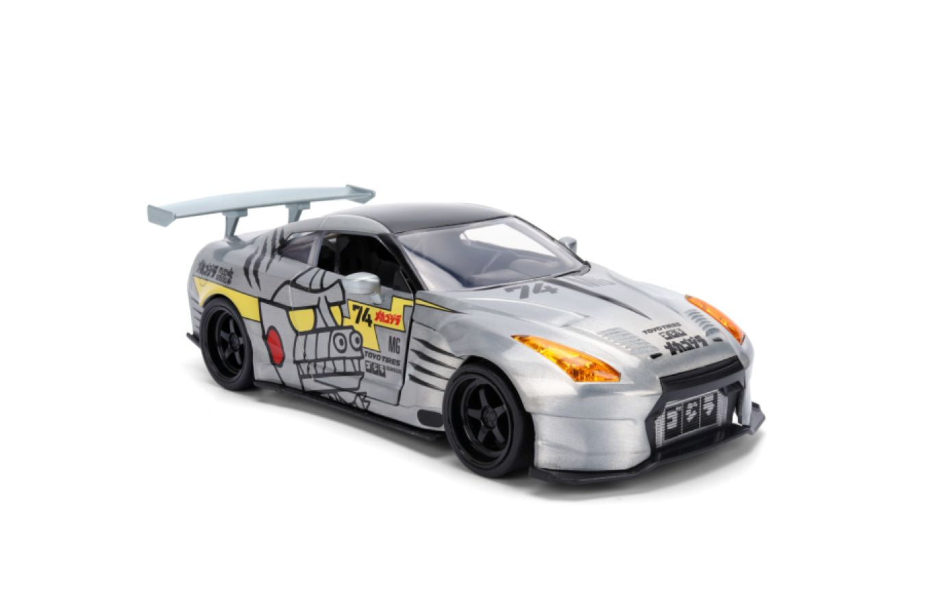 Godzilla - 2009 Nissan GT-R R35 Ben Sopra 1:24 Scale Diecast Vehicle (with Figure)