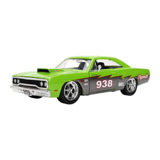 Big Time Muscle - 1970 Plymouth Road Runner 1:24 Scale Diecast Vehicle