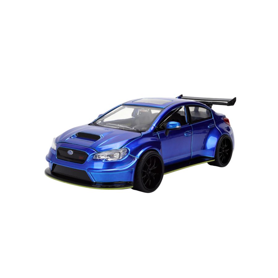 JDM Tuners – 2016 Subaru WRX STi (Candy Blue) 1:24 Scale Diecast Vehicle