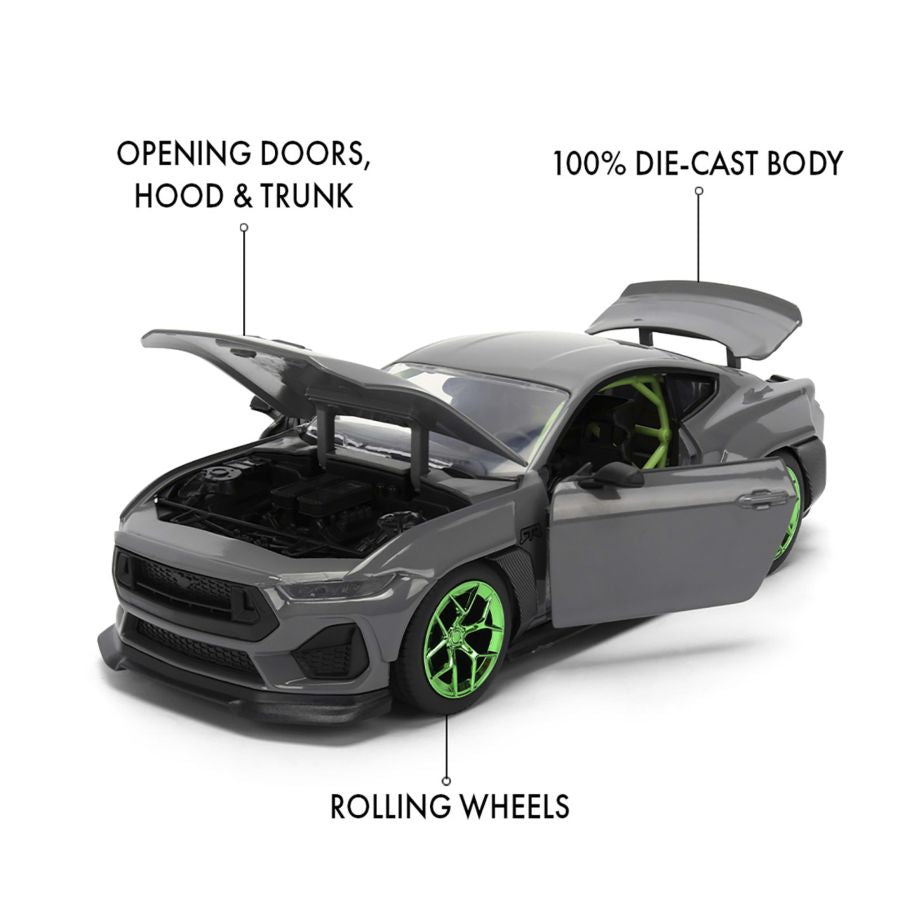Big Time Muscle - 2024 Ford Mustang RTR 1:24 Scale Diecast Vehicle