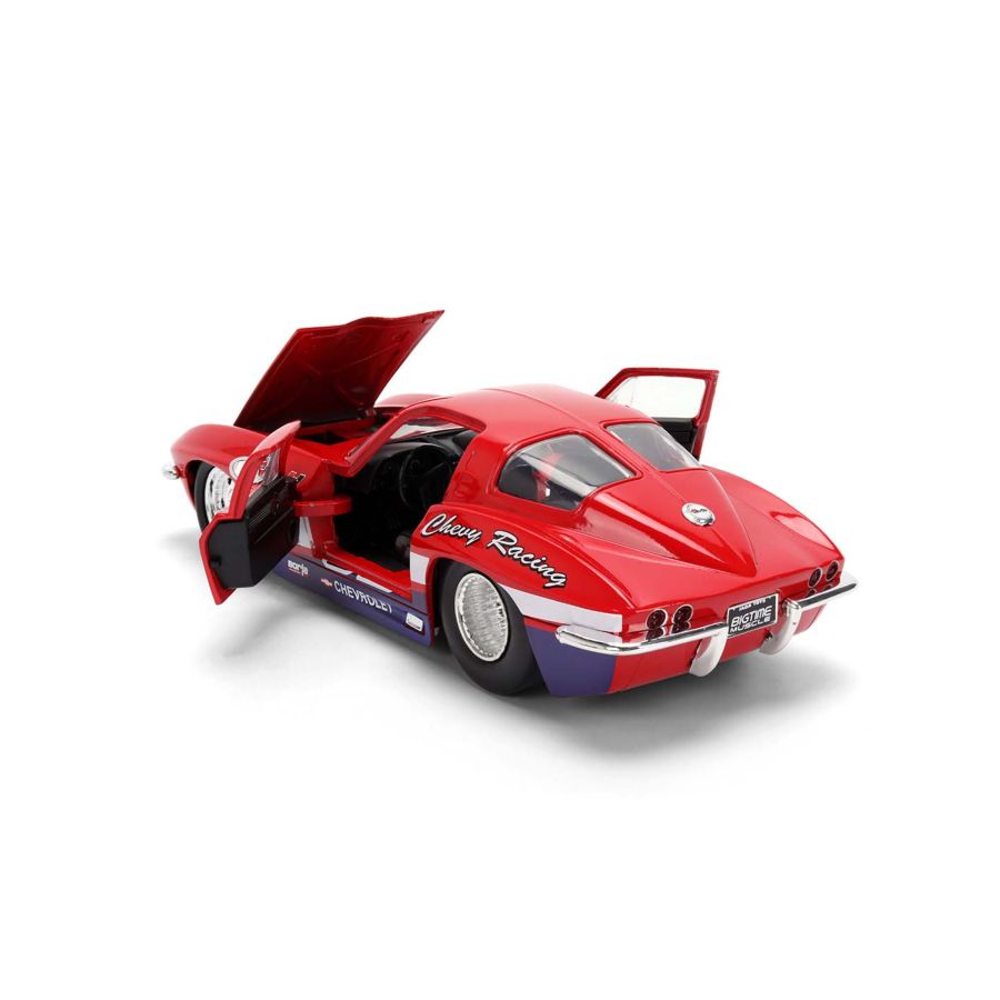 Big Time Muscle - 1963 Chevrolet Corvette 1:24 Scale Diecast Vehicle