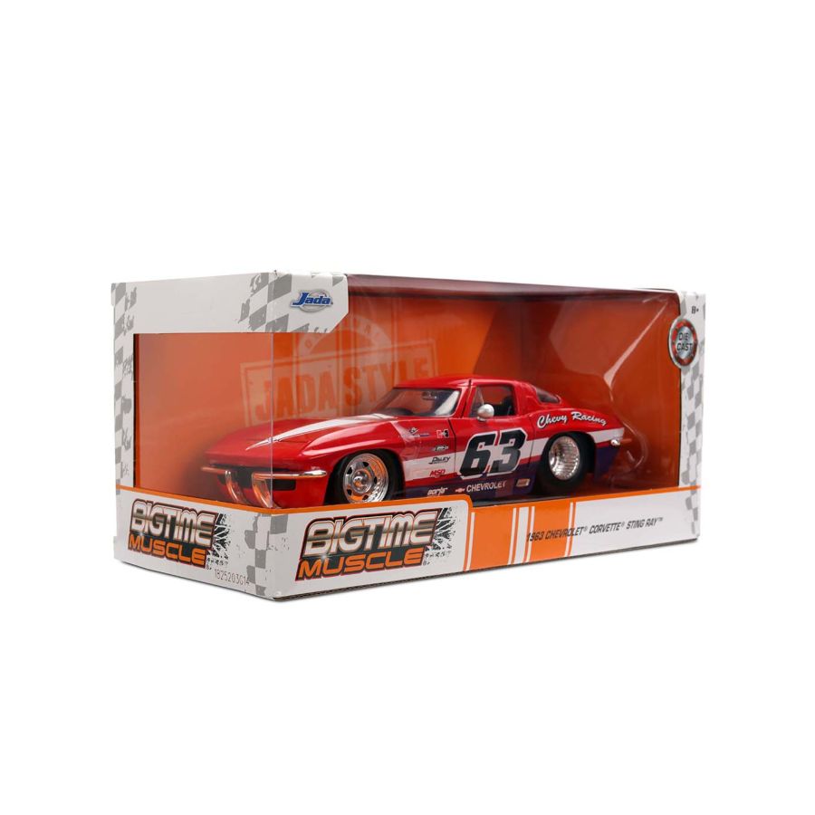 Big Time Muscle - 1963 Chevrolet Corvette 1:24 Scale Diecast Vehicle