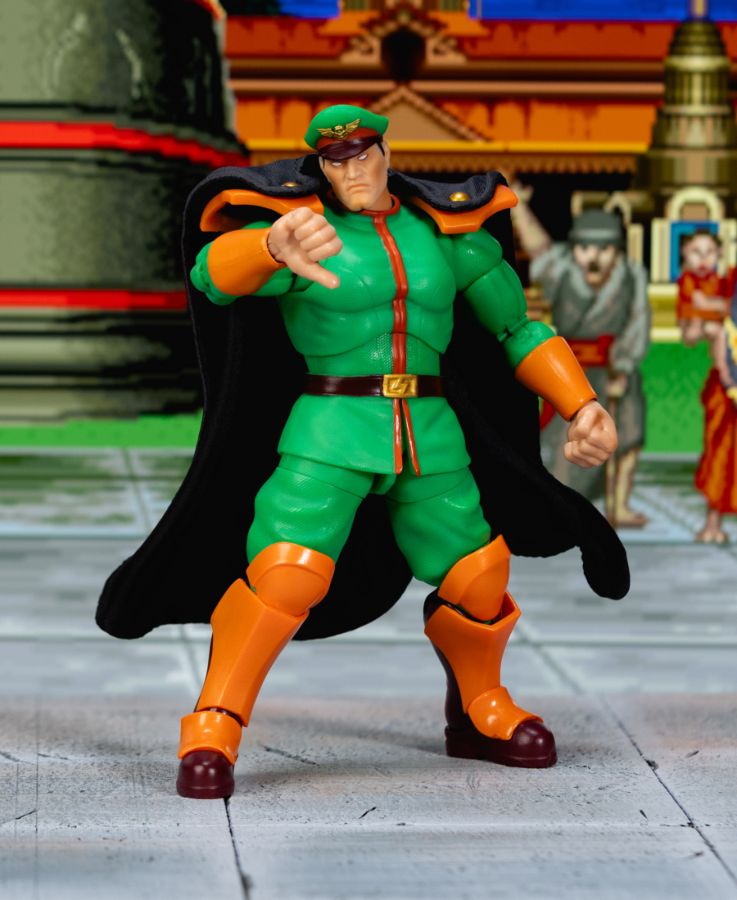 Street Fighter II - M. Bison (Player 2) Deluxe 1:12 Scale Action Figure