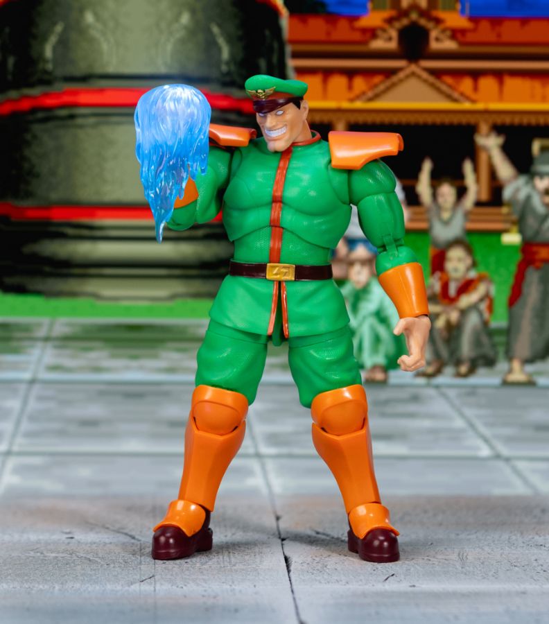 Street Fighter II - M. Bison (Player 2) Deluxe 1:12 Scale Action Figure