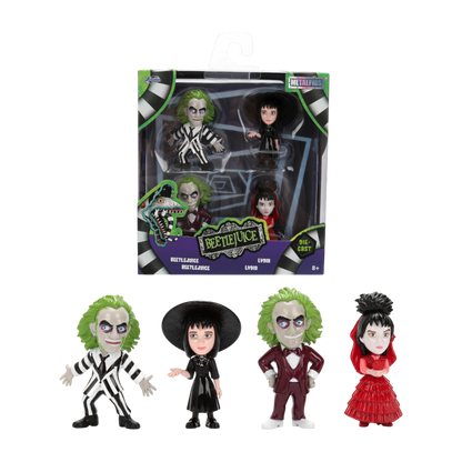 Beetlejuice - 2.5" Metalfigs 4-Pack