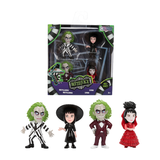 Beetlejuice - 2.5" Metalfigs 4-Pack