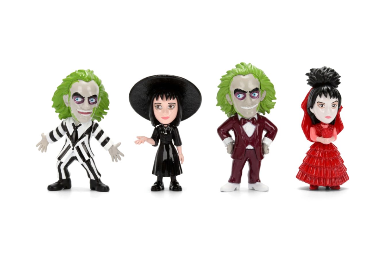 Beetlejuice - 2.5" Metalfigs 4-Pack