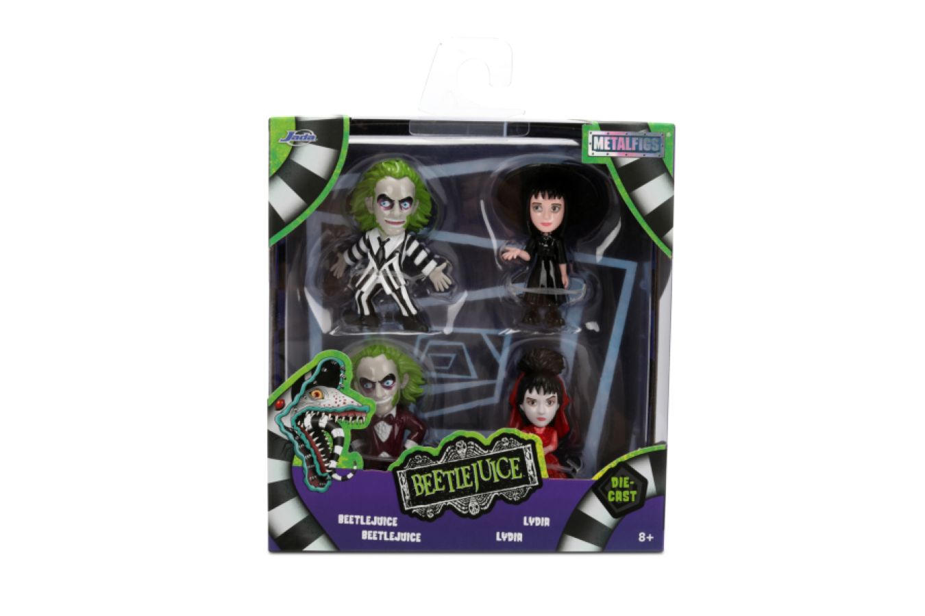Beetlejuice - 2.5" Metalfigs 4-Pack