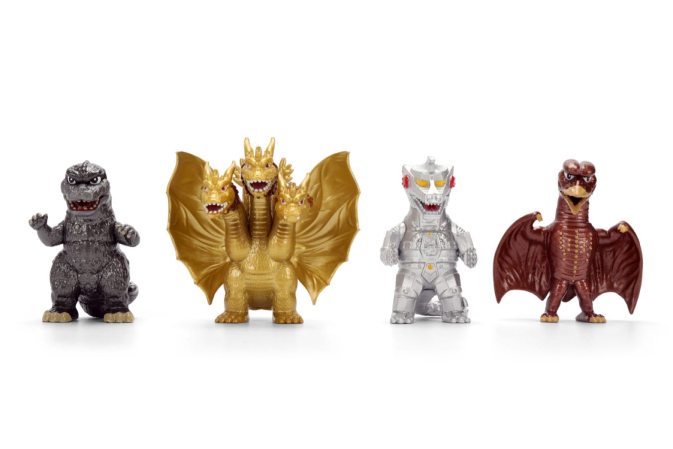 Godzilla - Toho 2.5" Metalfigs 4-Pack