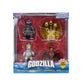 Godzilla - Toho 2.5" Metalfigs 4-Pack