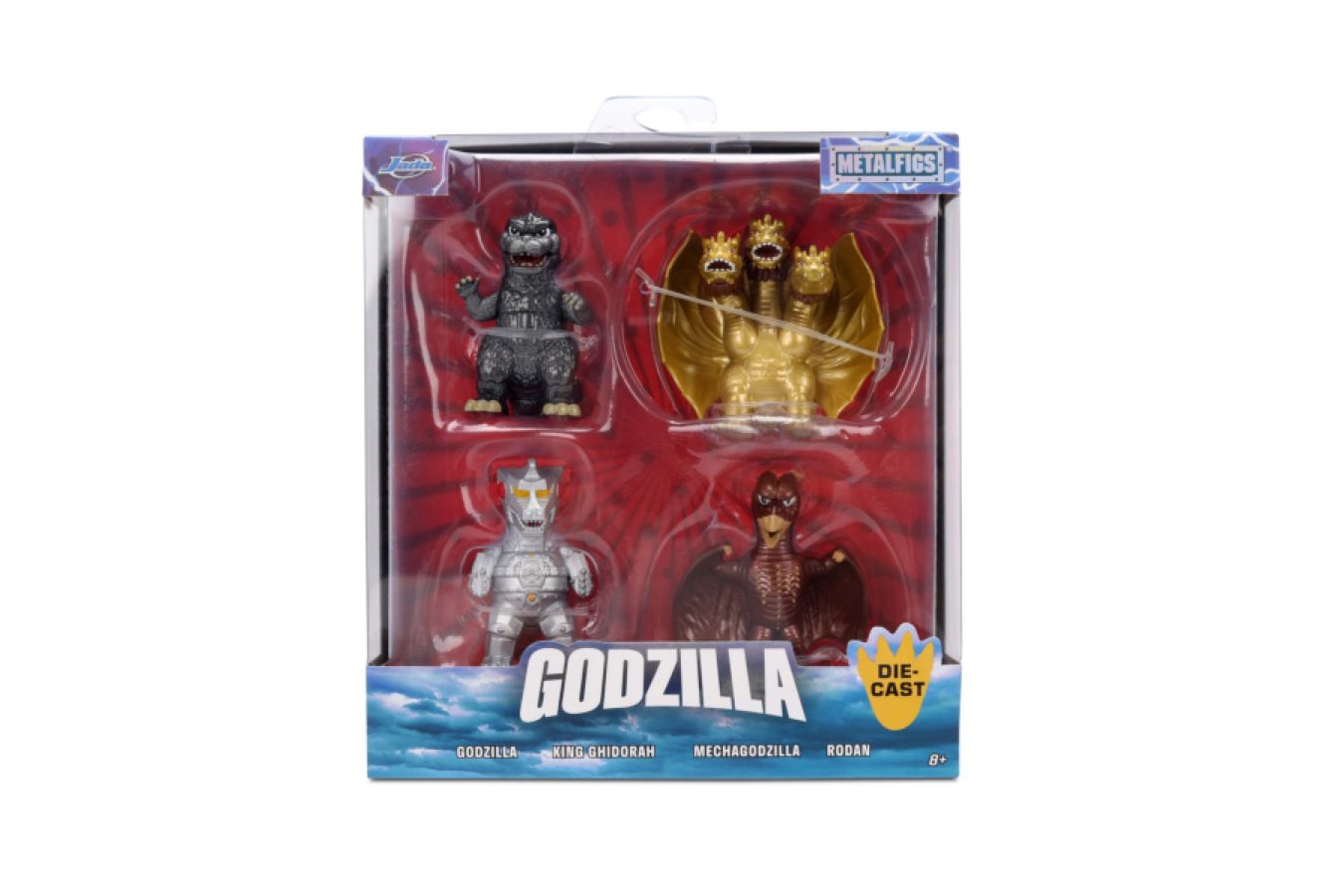 Godzilla - Toho 2.5" Metalfigs 4-Pack