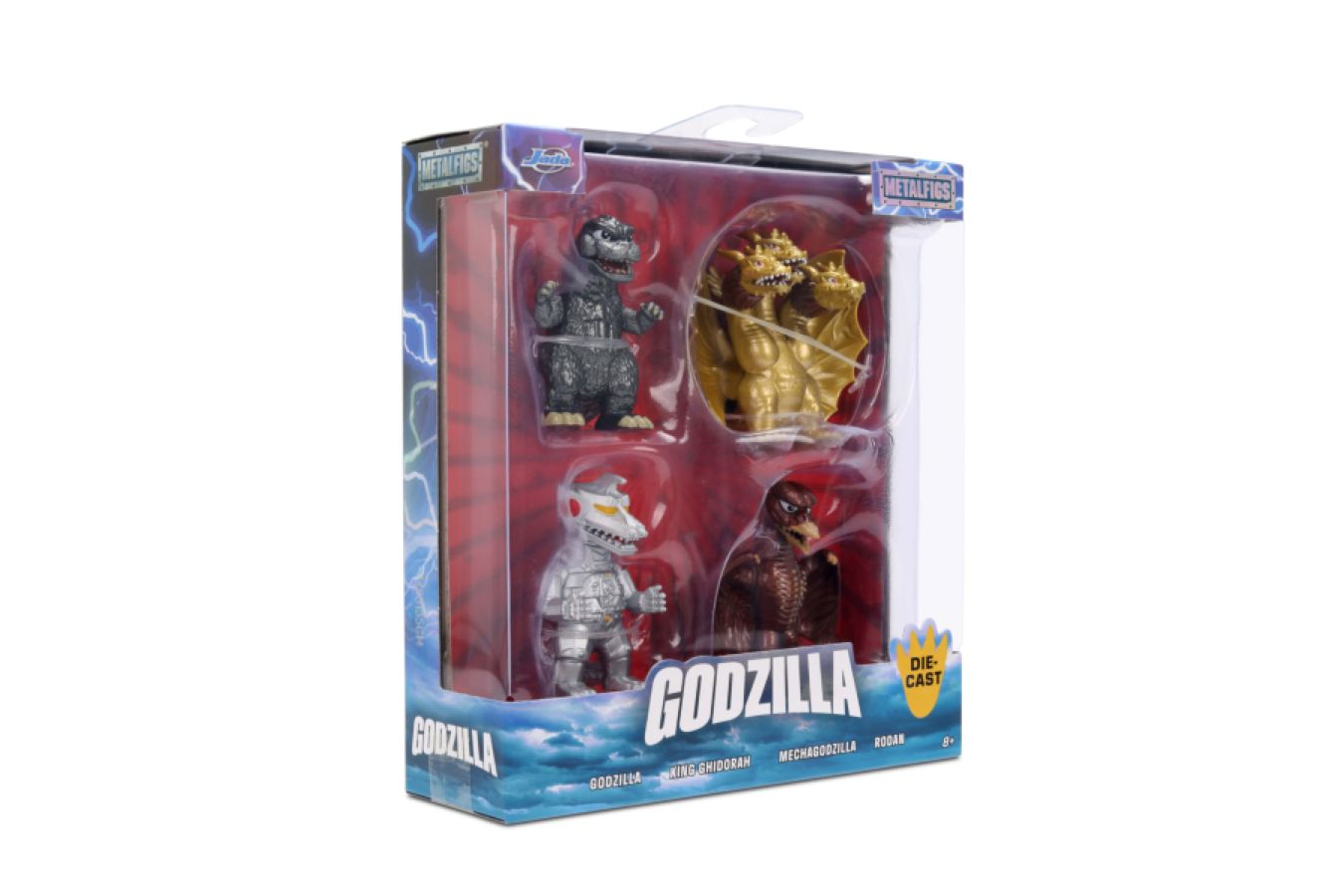 Godzilla - Toho 2.5" Metalfigs 4-Pack