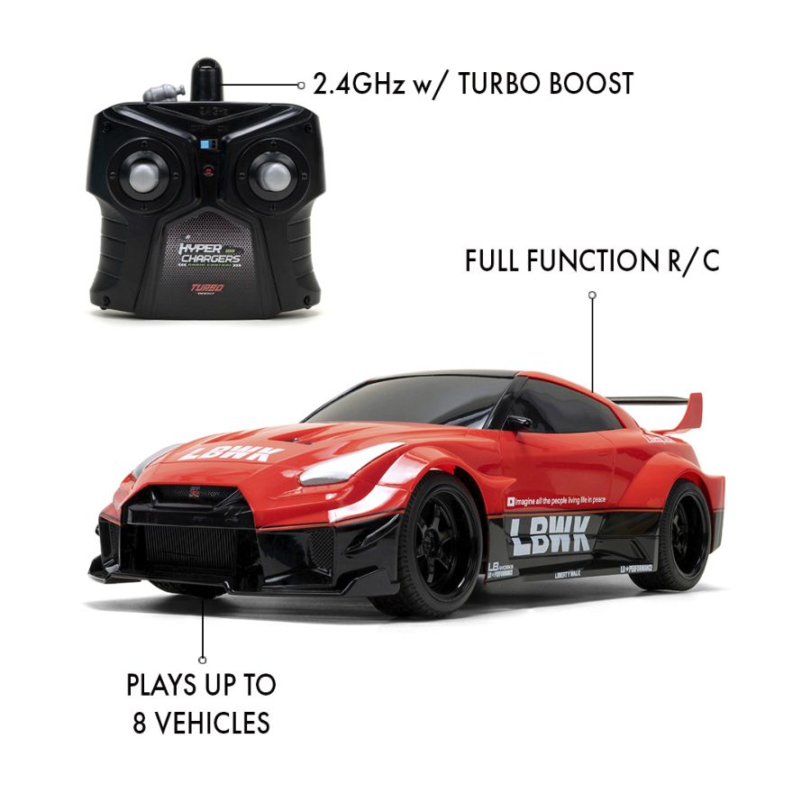 GT Racing - 2020 Nissan GT-R {R35} Liberty Walk 1:16 Scale Remote Control Car