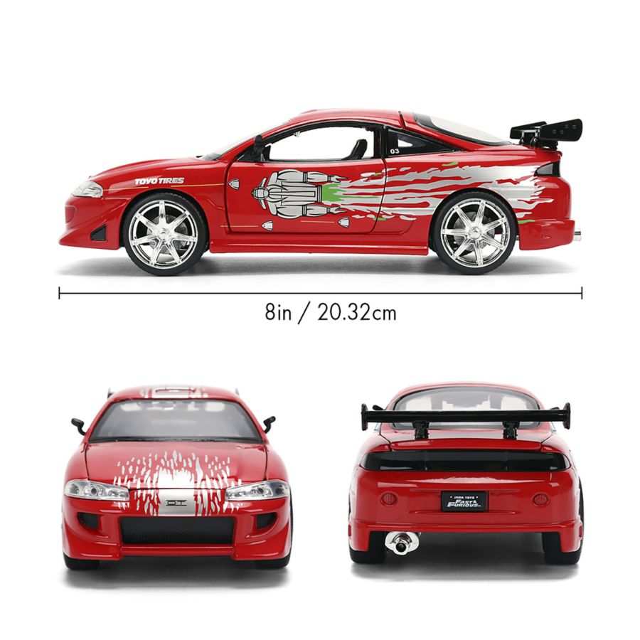 Fast and Furious - Mitsubishi Eclipse 1:24 Scale Diecast Vehicle